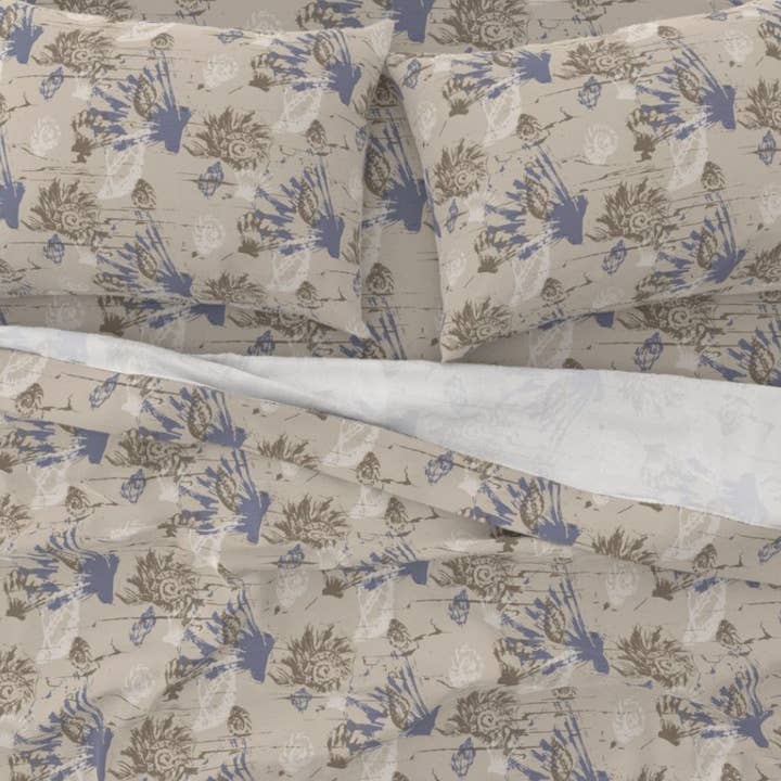 Fox & Willow Design Studio – wholesale Sheet set – Seashells by the Shore Sheets
