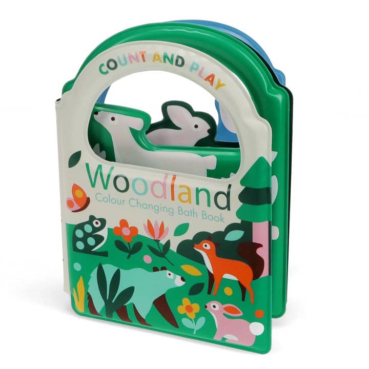 Rex London UK - Wholesale Bath Toy - Baby - Colour Changing Bath Book - Woodland