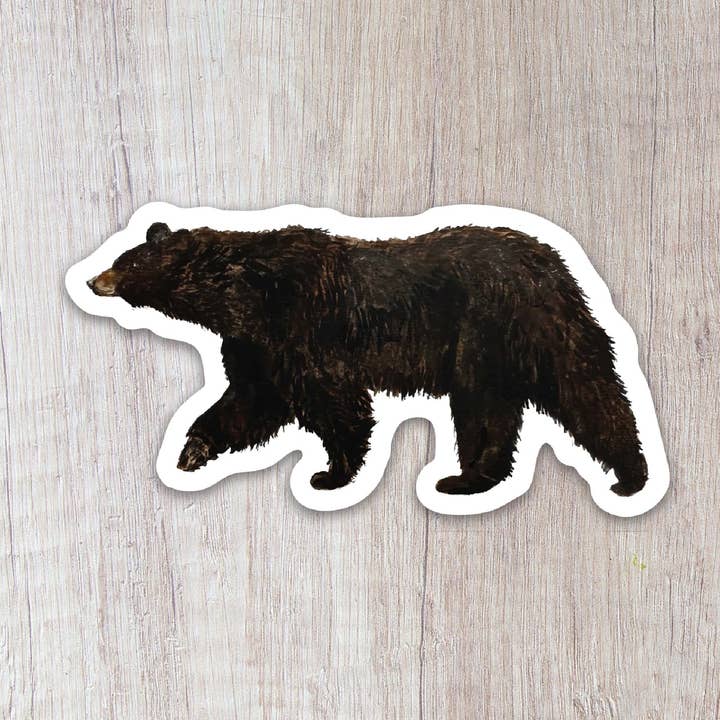 Black Bear Sticker for wholesale by Brush & Bark