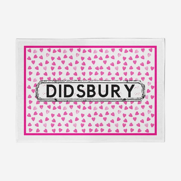 Rosa Hjärta Kökshandduk för wholesale av tinned snail