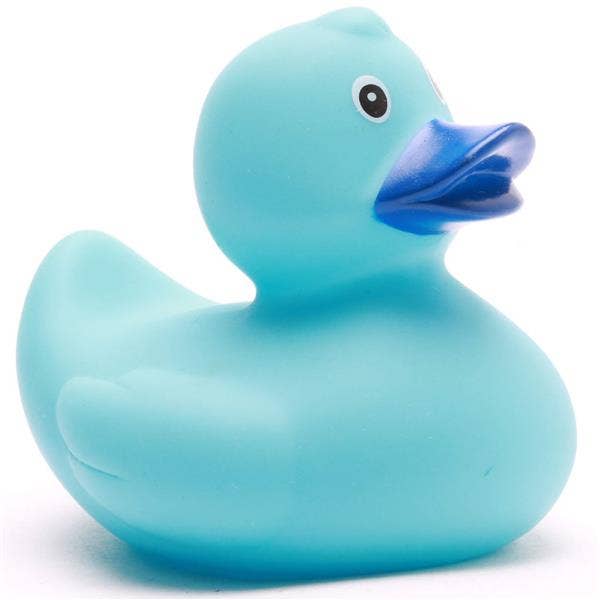 Light blue rubber duck - rubber duck for wholesale by Duckshop