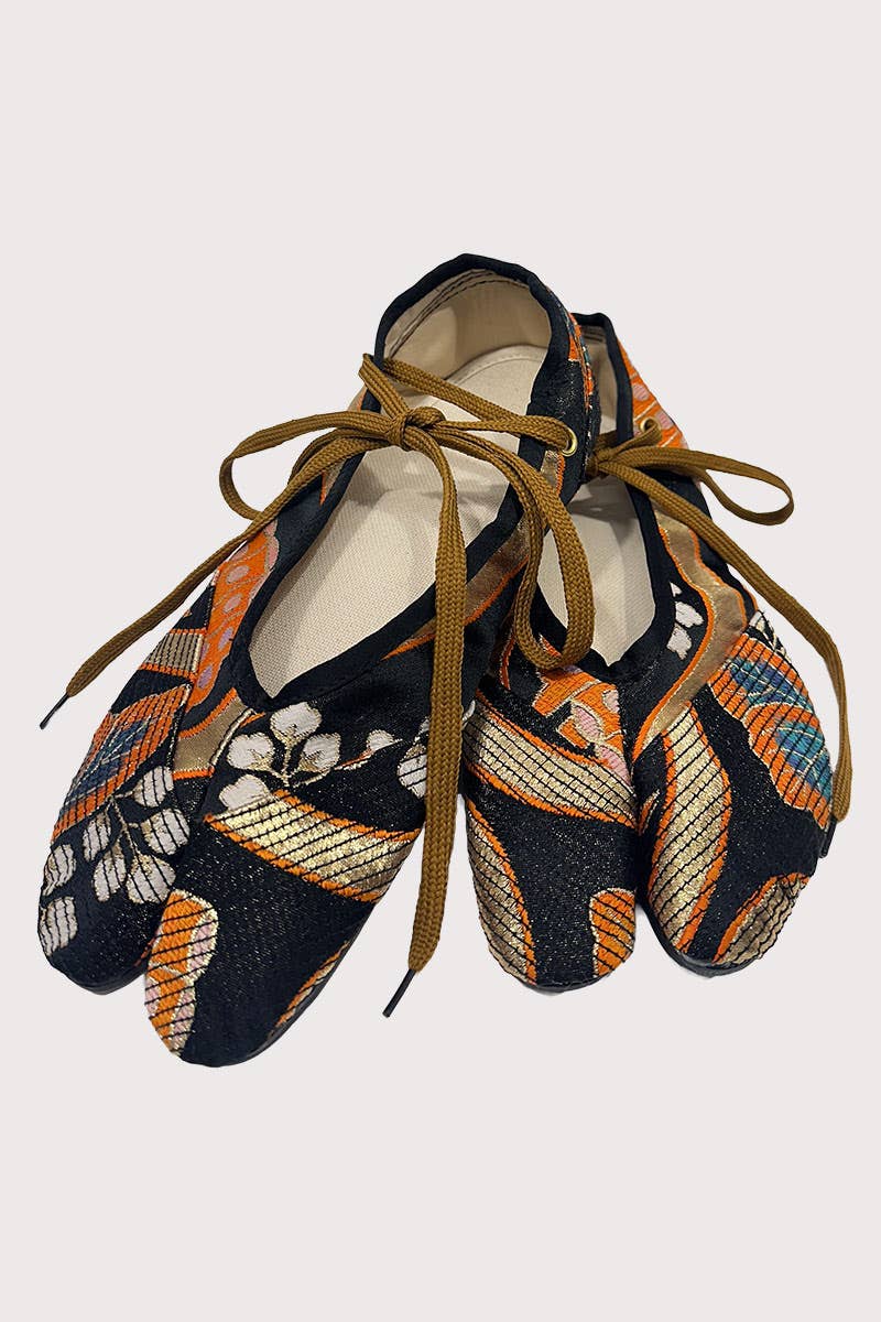 Ikian - Wholesale Flats - Women's - Japanese Obi ballet flats6