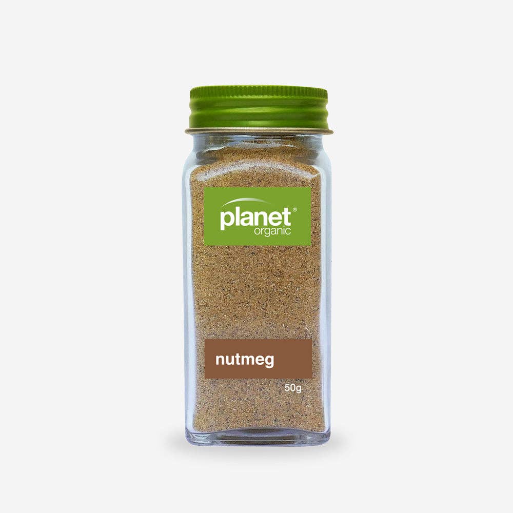 Planet Organic - Wholesale Dried spice - Nutmeg 50g0