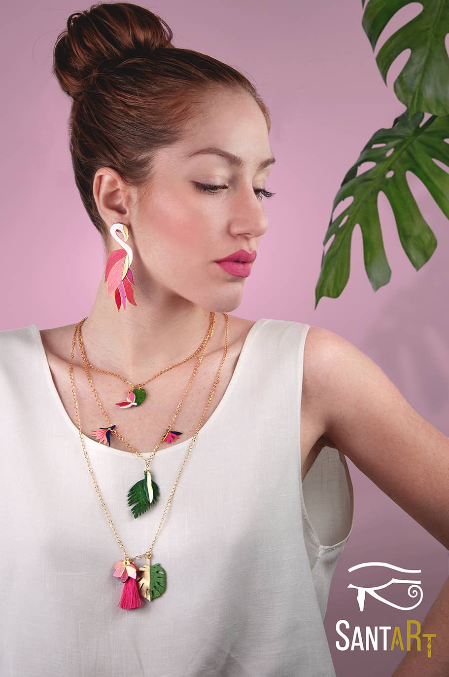 Santart - Wholesale Dangle Earrings - Flamingo Earrings2