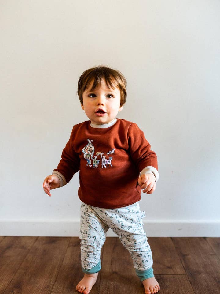 Sweatshirt “Family Walk” por atacado de P'tit Pingouin