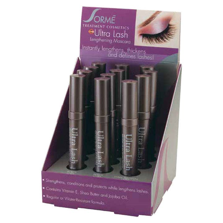 Mascara Ultra Lash, préemballage pour la vente par Sorme Treatment Cosmetics