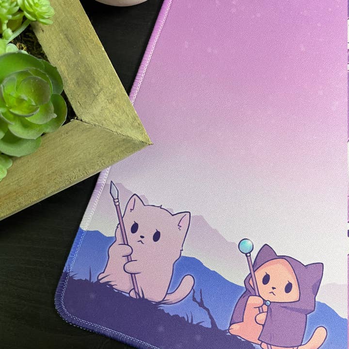 Caverns & Calicos - Wholesale Mousepad/Trackpad - CnC Snow Cats Playmat
