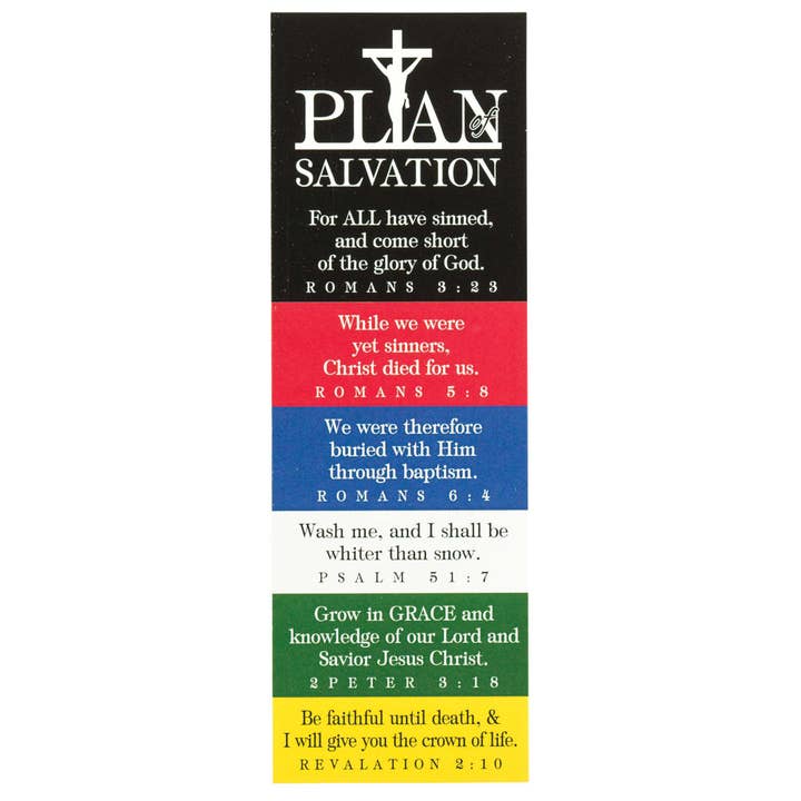 Dicksons - Wholesale Bookmark - Bookmark Plan Of Salvation 2x6 12-Pack