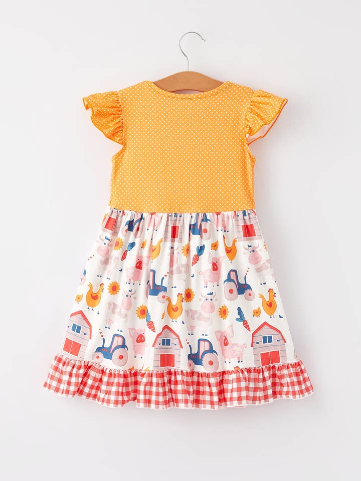 Rylee Faith Designs - Wholesale Dress - Kids - Farm Ruffle Girls Dress