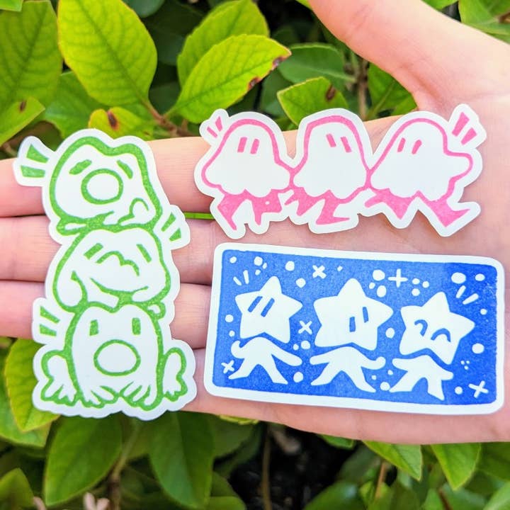 Cute Stamp Stickers for wholesale by Milky Tomato