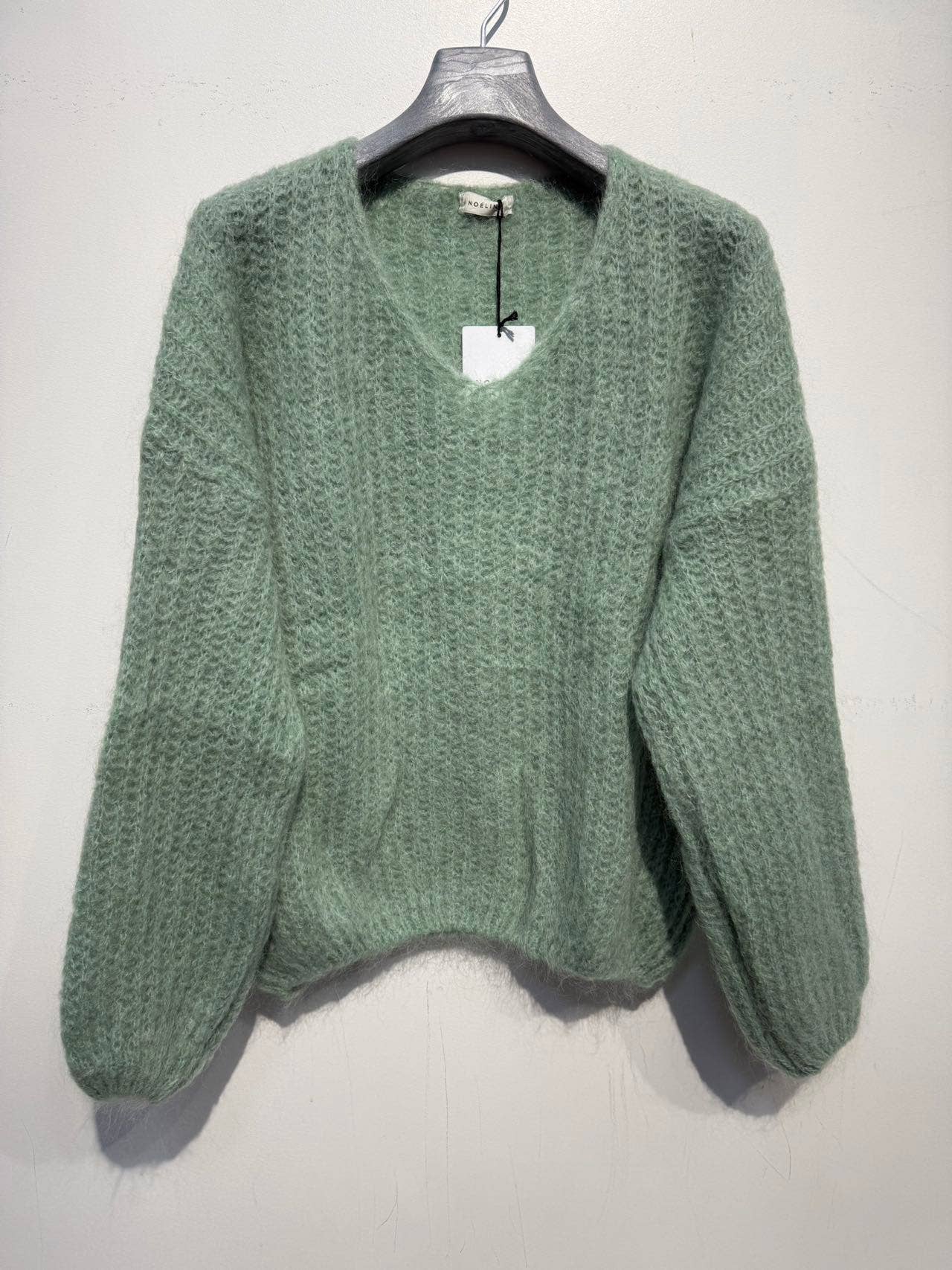 NOELINE - Wholesale Gebreide trui - Kinderen - Oversized trui van 40% kinder mohair14