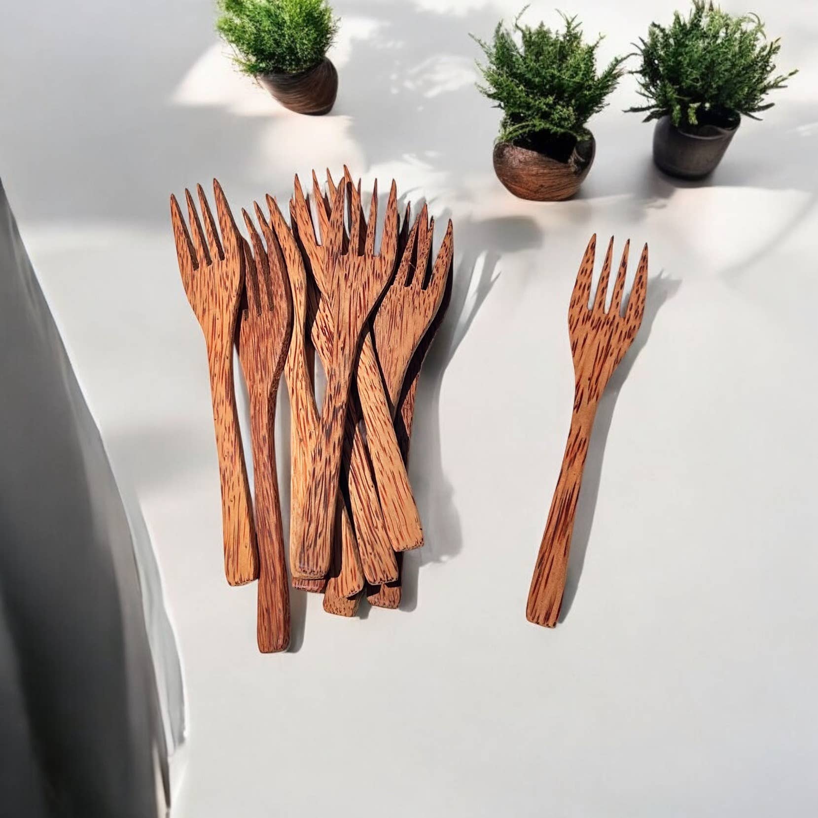 Bamboo Switch - Wholesale Assorted Cutlery Set - Coconut Cutlery Utensil | Fork, Knife, Spoon6