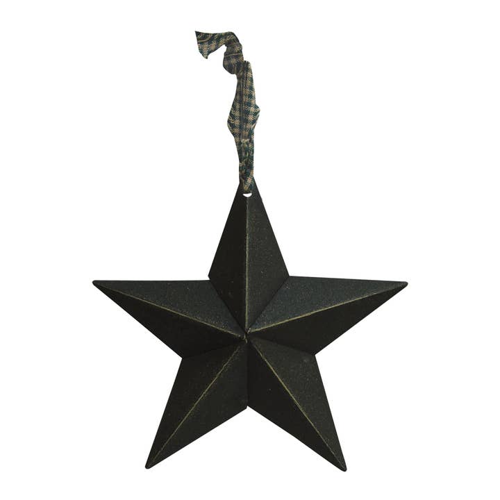 Primitive Hanging Star, 5', Black for wholesale by The Hearthside Collection