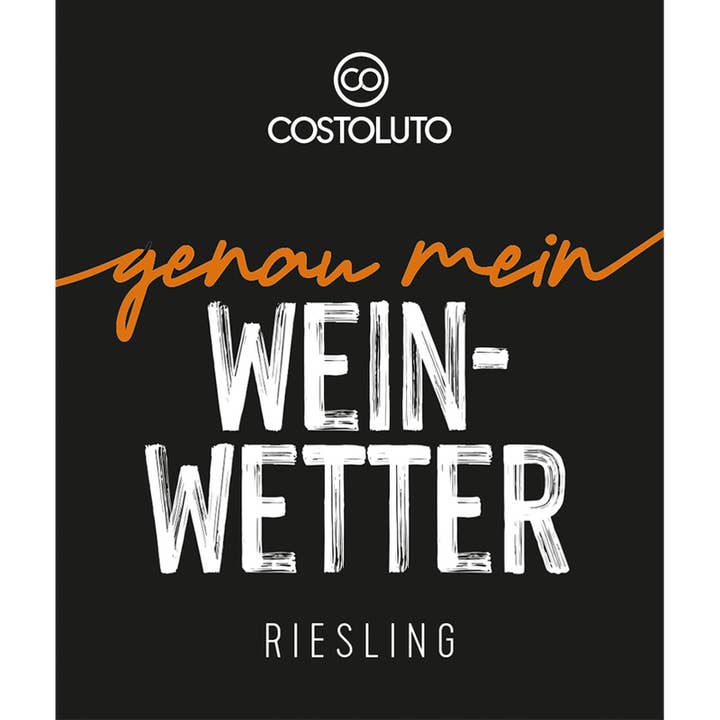 COSTOLUTO – Vinho branco por atacado – exatamente o meu TEMPO DE VINHO / Riesling 750ml / VE 61