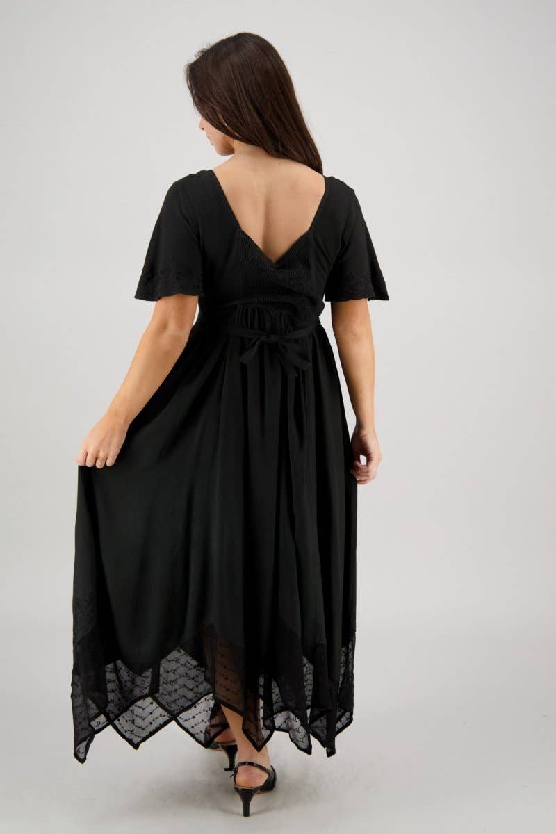 Advance Apparels - Wholesale Dress - Women's - Renaissance Flutter Sleeve Dress ADL-2532710