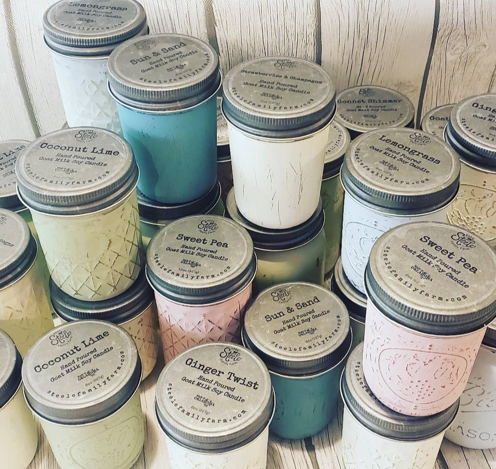 Steele Family Farm - Wholesale Jar/Filled Candle - Farmhouse Candles- Rustic9