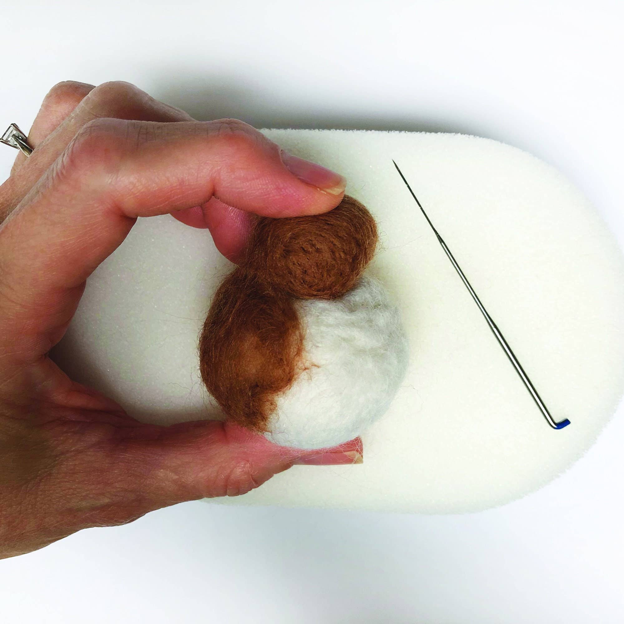 Bergin & Bath – wholesale DIY craft kit – Needle Felting Kit - Robins. Christmas craft kit for adults.3