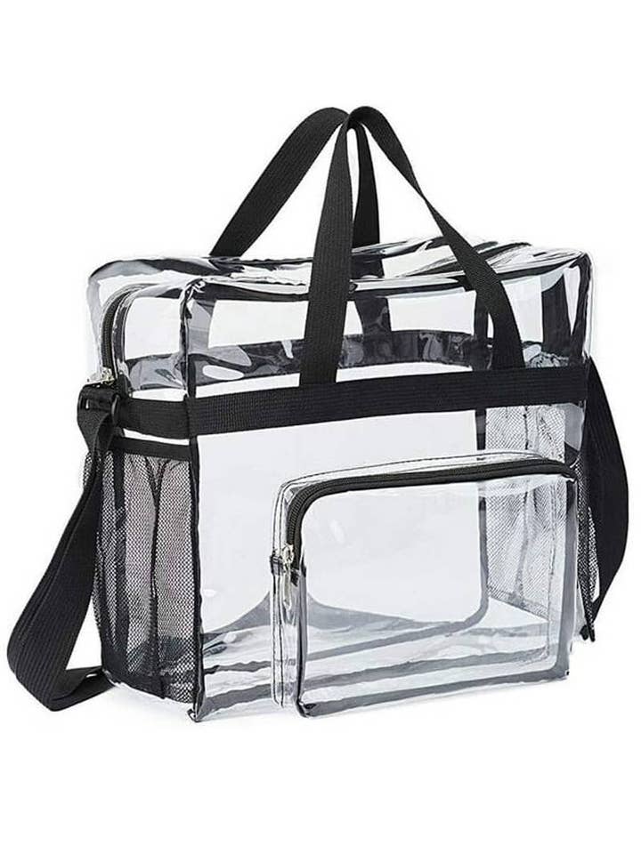 Borsa da viaggio trasparente in PVC resistente e capiente per la vendita all'ingrosso da parte di Cap Zone