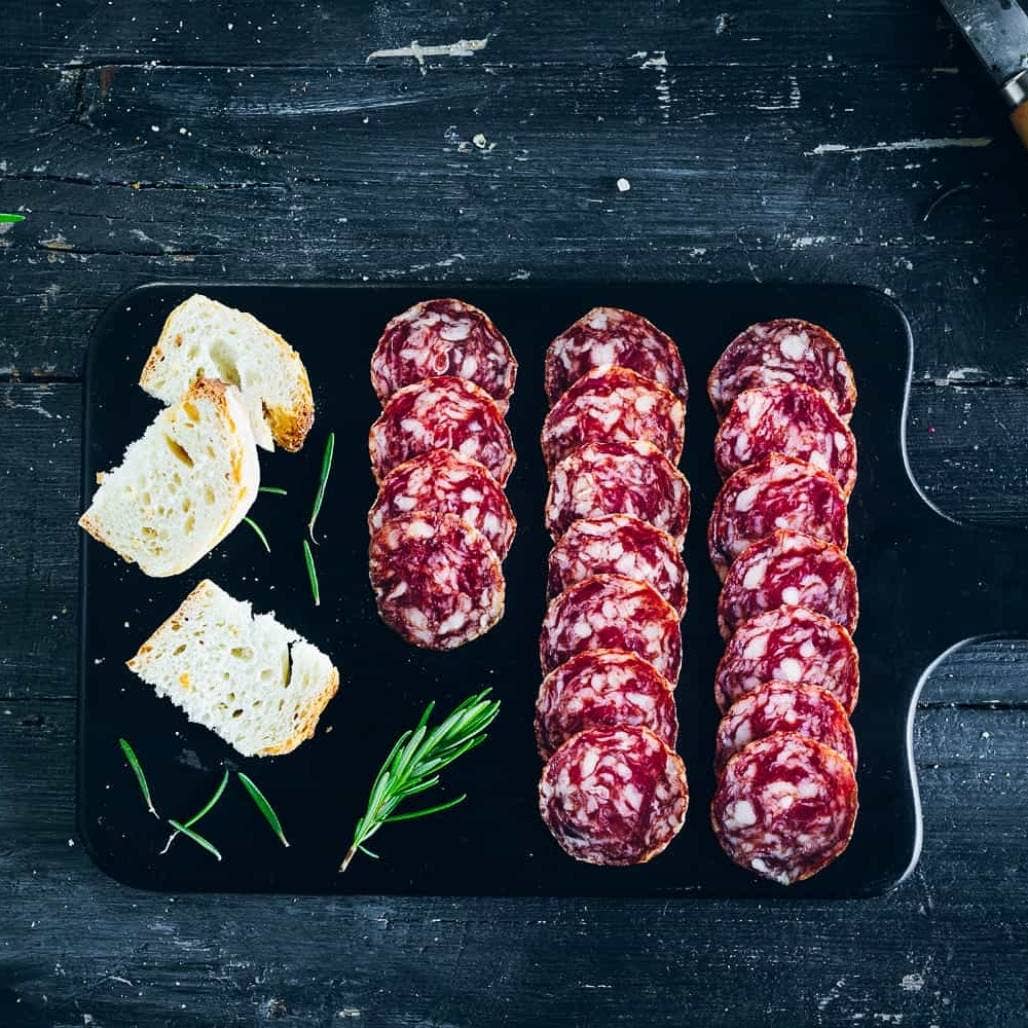 LE GOURMET CENTRAL - Wholesale Ham - Covap 100% Iberico Acorn Fed Salchichón - 2oz2