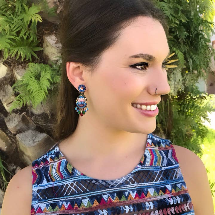 melizijewelry - Wholesale Dangle Earrings - Nomada crystal earrings5