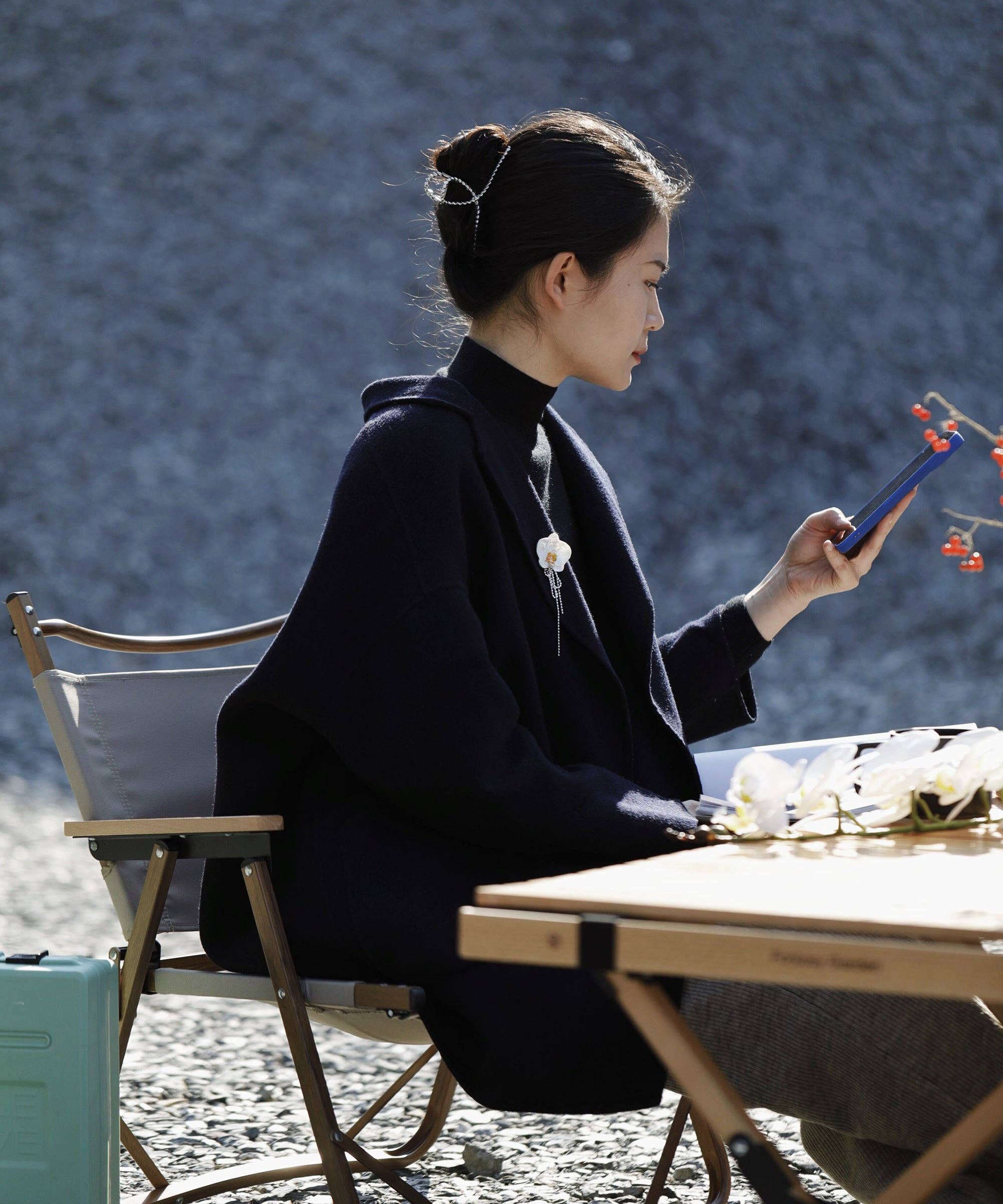 Vermilion Collection - Venta al por mayor Broches - Accesorios de cerámica YIHE "Orquídea polilla"4