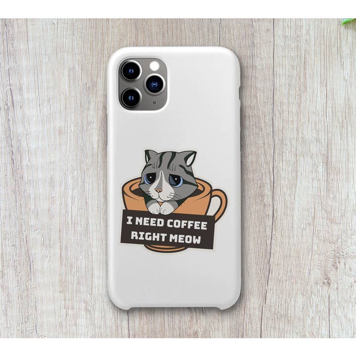 Ozark Sticker Company – Großhandel Aufkleber – Ich brauche Kaffee Right Meow Aufkleber4
