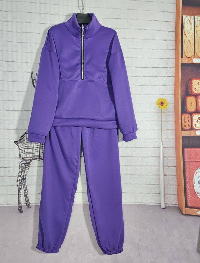 safistyle – Großhandel Loungewear-Set – Damen – Gekürztes Reißverschluss-Jackenset und Jogger6