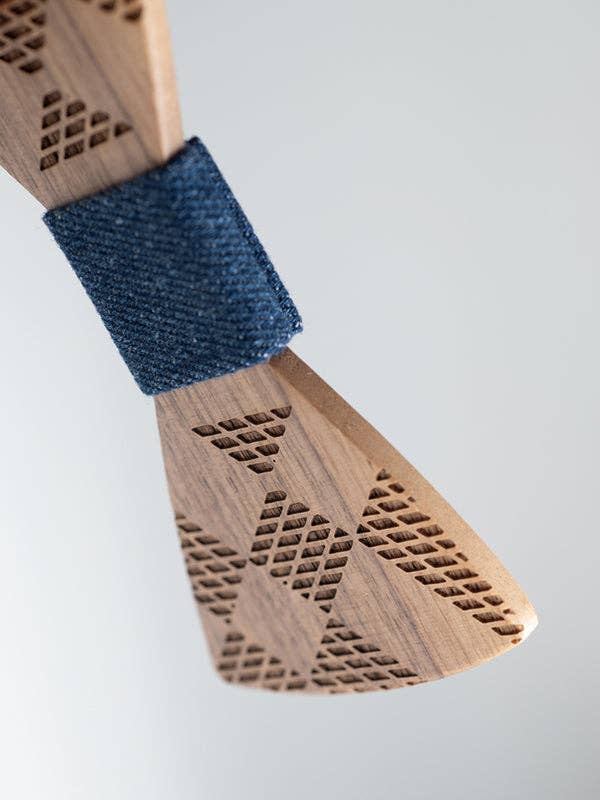 Wood&Chic - Wholesale Vlinderdas - Heren - Houten vlinderdas voor heren - Cactus5