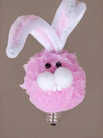 Rosa Häschen Flauschiger Freund Silikonbirne für den Großhandel von Vickie Jean's Creations Inc