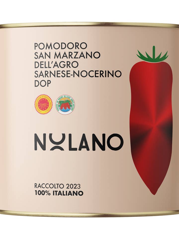 San Marzano DOP tomato 2500g net weight, 100% Italian for wholesale by Nolano