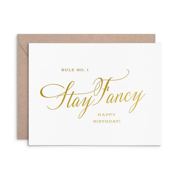 Smitten on Paper - Wholesale Birthday Card - Fancy Birthday Greeting Card