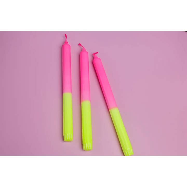 Lempi Lifestyle - Wholesale Tapered Candle/Candlestick - Lempi Korkea Kruunukynttilä - Kynttilä Neon1