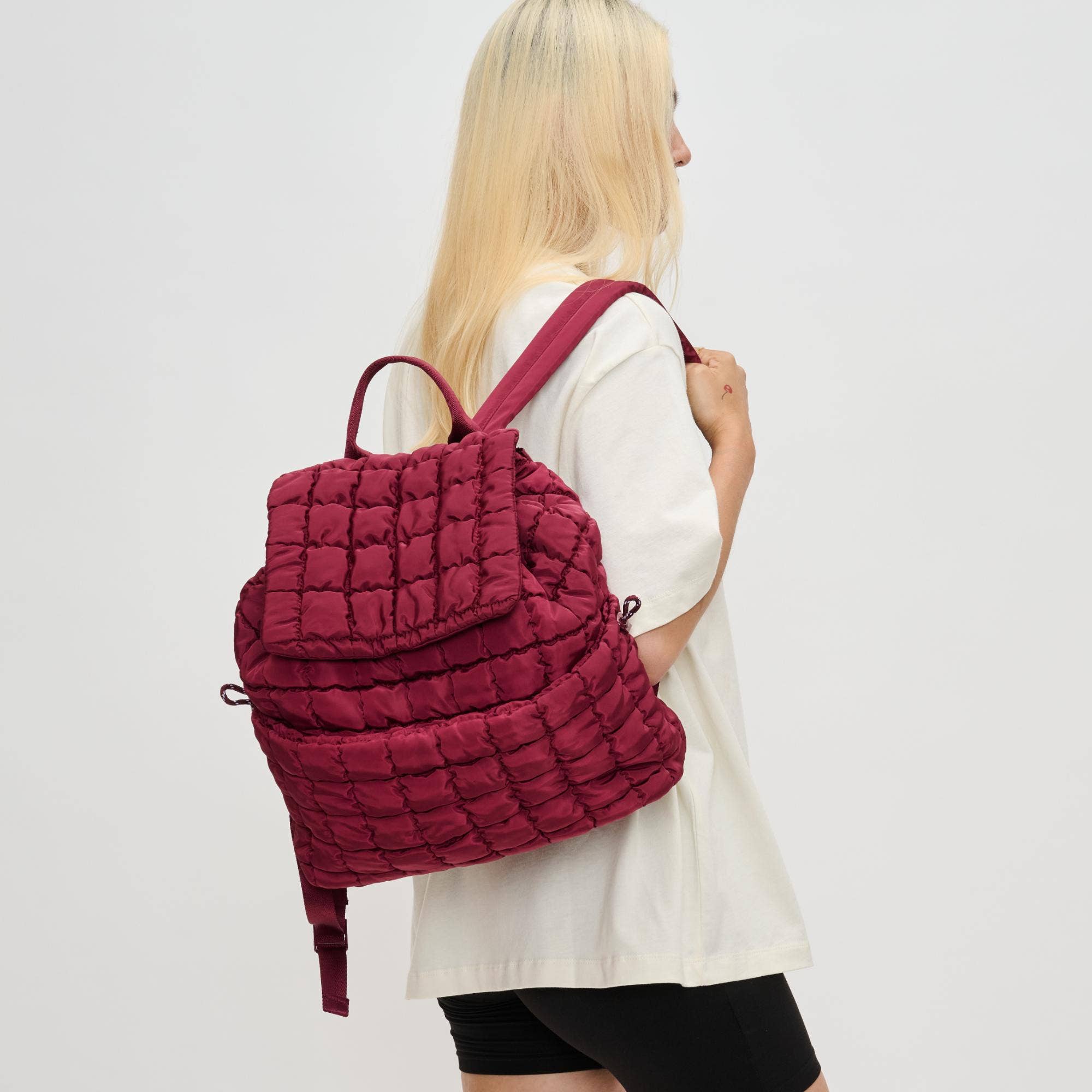 Sol and Selene – Mochila - Mulher por atacado – Mochila Acolchoada de Nylon Vitality56