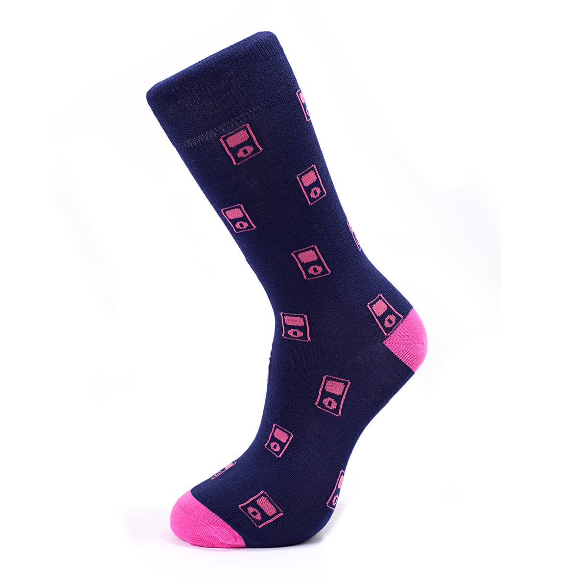 Slopes&Town - Wholesale Socks - Unisex - Pink i-pod Bamboo socks0