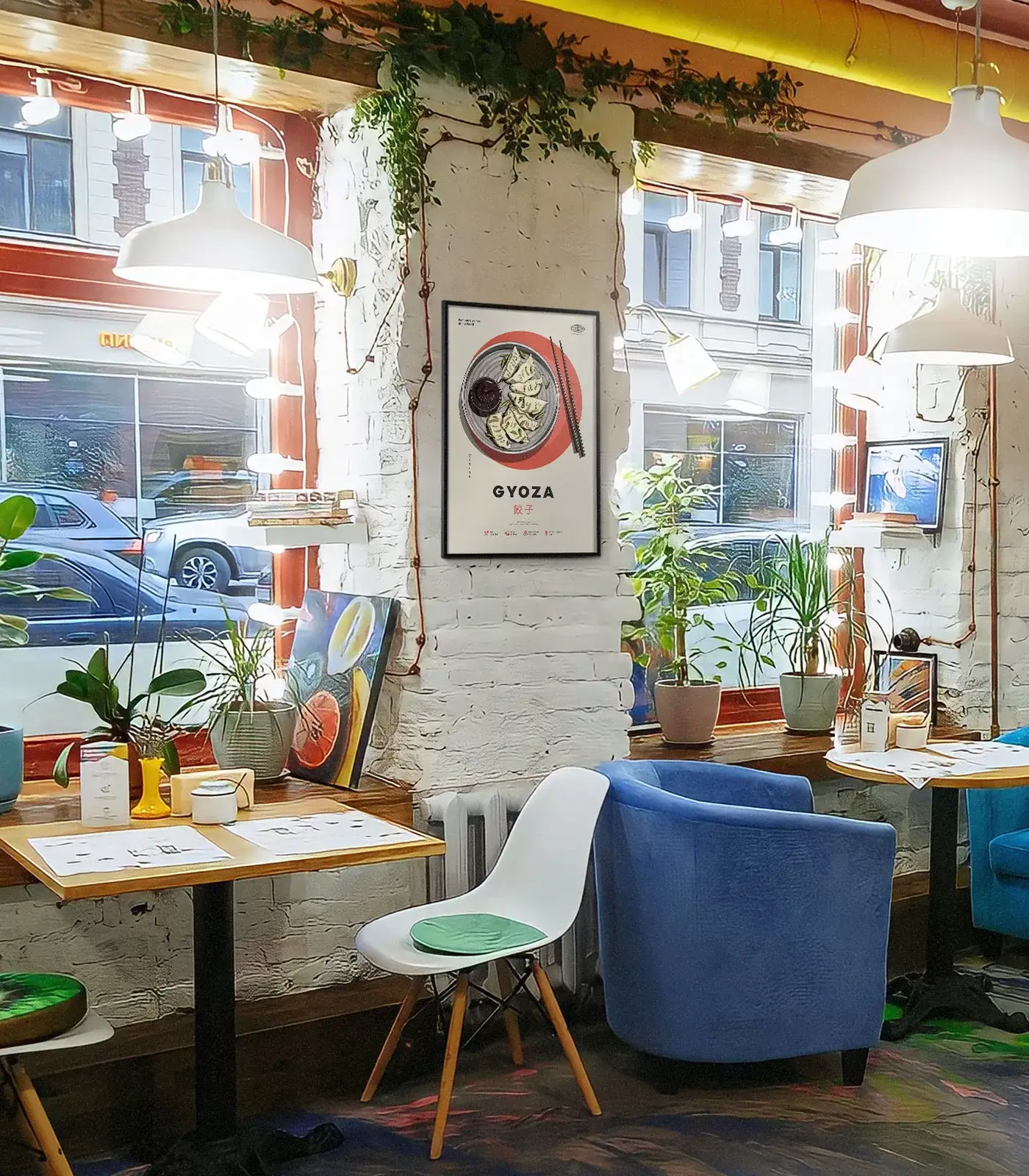 Weekend Concept - Wholesale Poster - Mid-Century Modern Gyoza Recipe Poster1