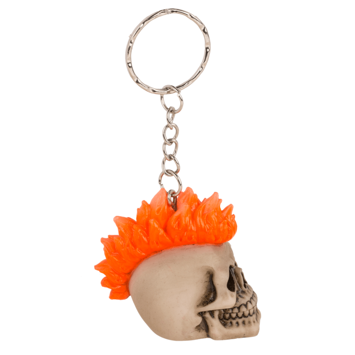 Out of the blue KG - Wholesale Keychain - Unisex - Metal Keychain, Skull, Punk,1