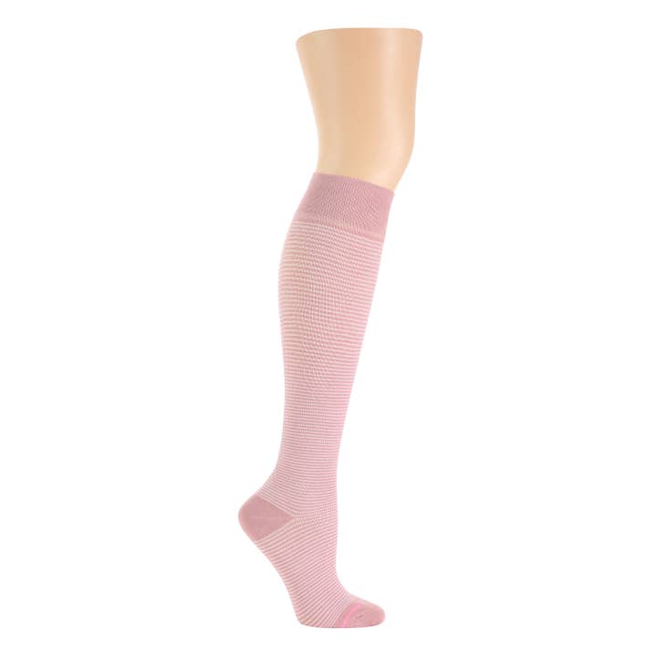 Microstripe | Knee-High Compression Socks For Women for wholesale by Dr. Motion