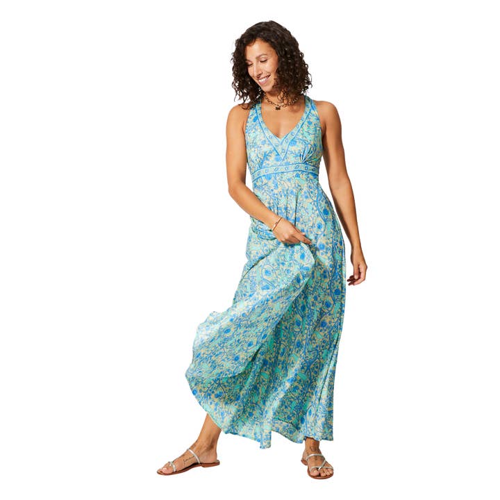 VESTIDO LONGO SEM MANGAS DE VERÃO MCMAXI0646C por atacado de Aller Simplement