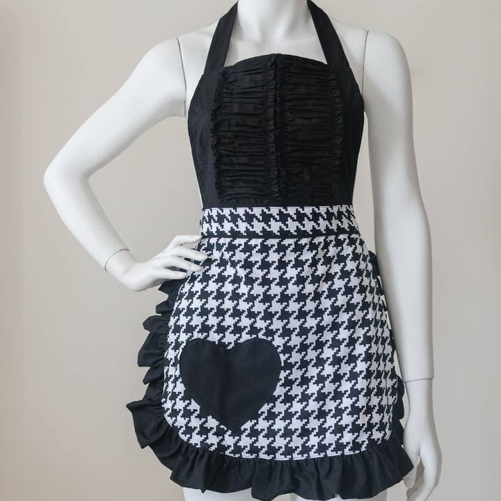 Sugar baby Aprons – Großhandel Schürzen – Weinlese Liebling Hahnentritt0