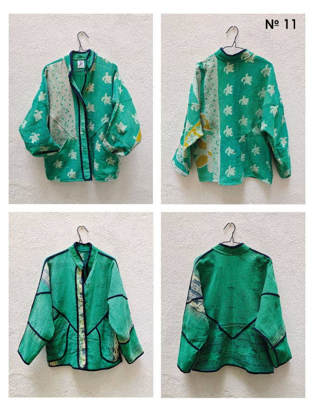 Indigo Collection - Wholesale Jacket - Women's - VINTAGE KANTHA JACKETS10