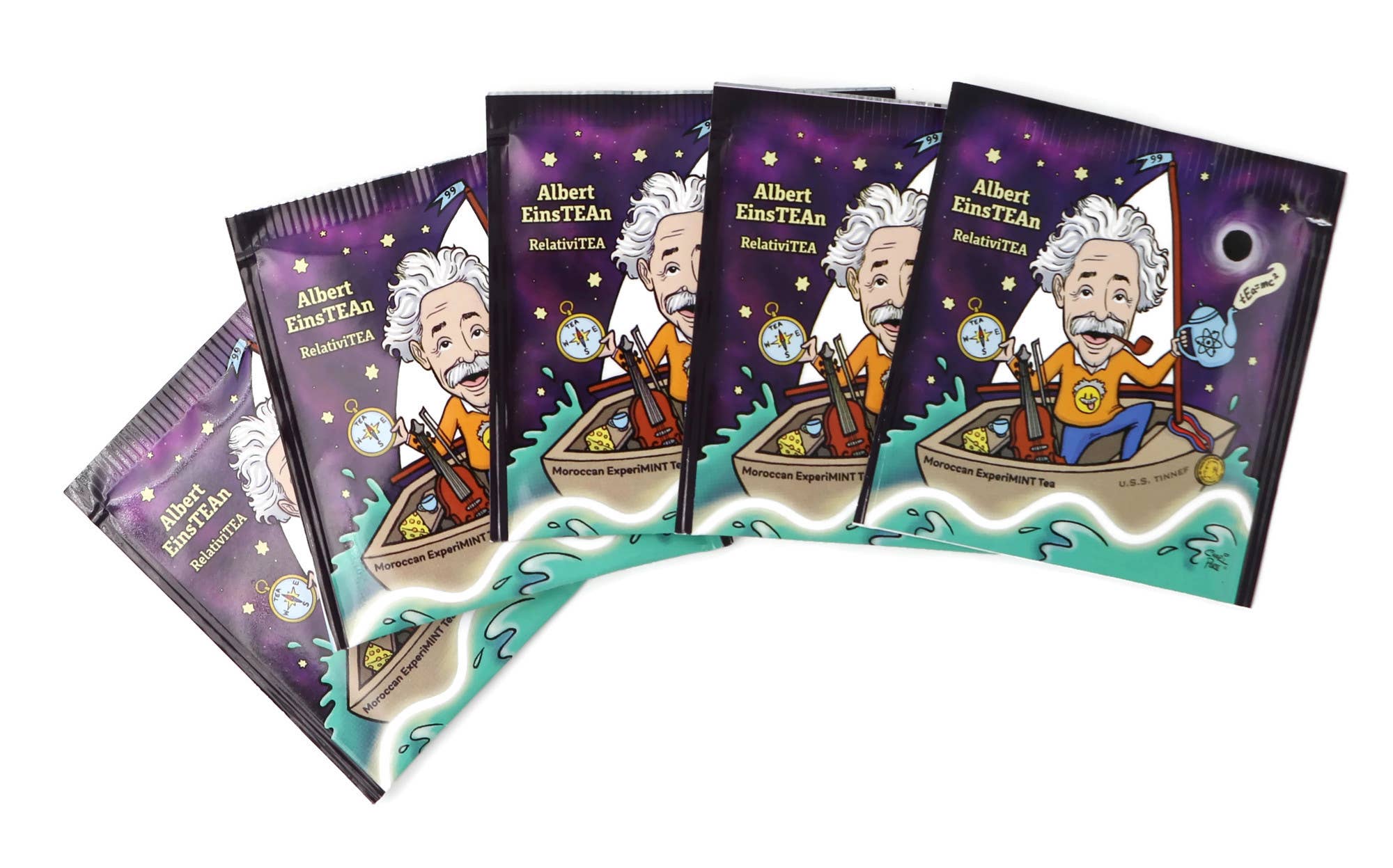The TeaBook - Wholesale Tea Bags - Albert EinsTEAn - RelativiTEA - Moroccan ExperiMINT Tea5