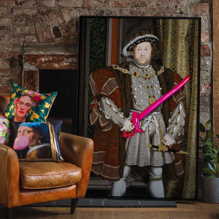 Ink & Drop – wholesale Art print – Henry VIII Balloon King Print