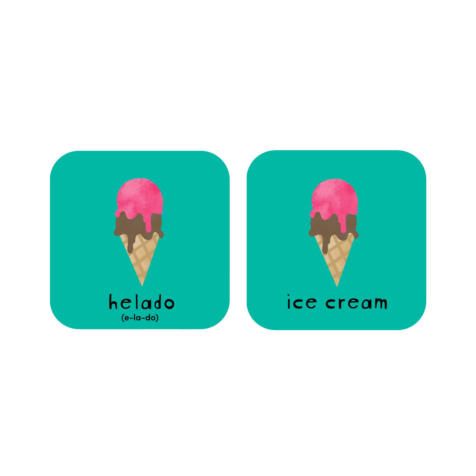 Worldwide Buddies - Wholesale Learning Cards - Kids & Baby - Minilingo Spanish/English Bilingual Flashcards for Kids6