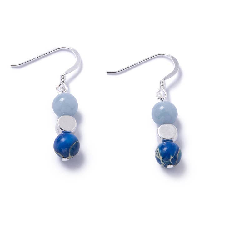 Medley Edelstein-Ohrringe für den Großhandel von Carrie Elspeth Jewellery