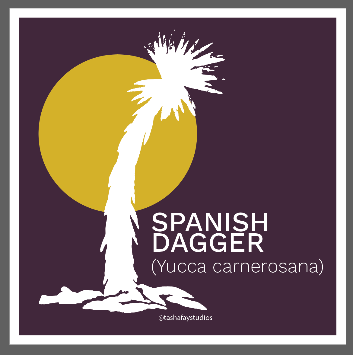 Tasha Fay - Wholesale Magnet - 3" Spanish Dagger Plant Fridge Magnet0