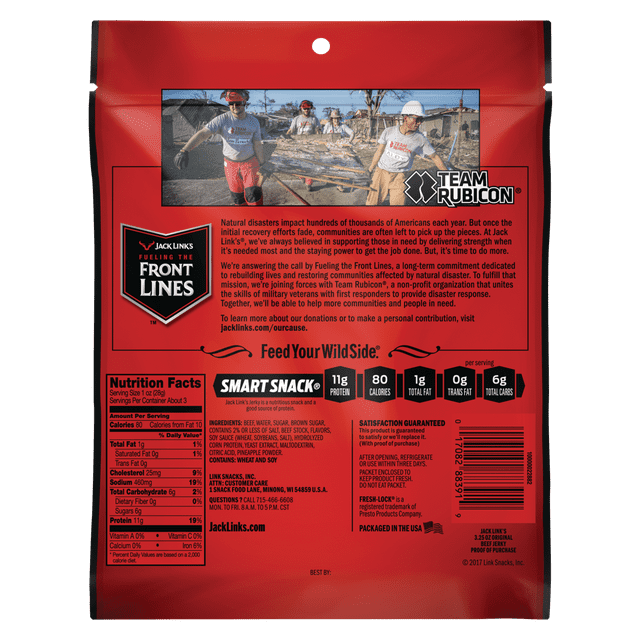 I Got Your Candy - Wholesale Jerky - Jack Link's Beef Jerky Original 3.25oz - 6ct1