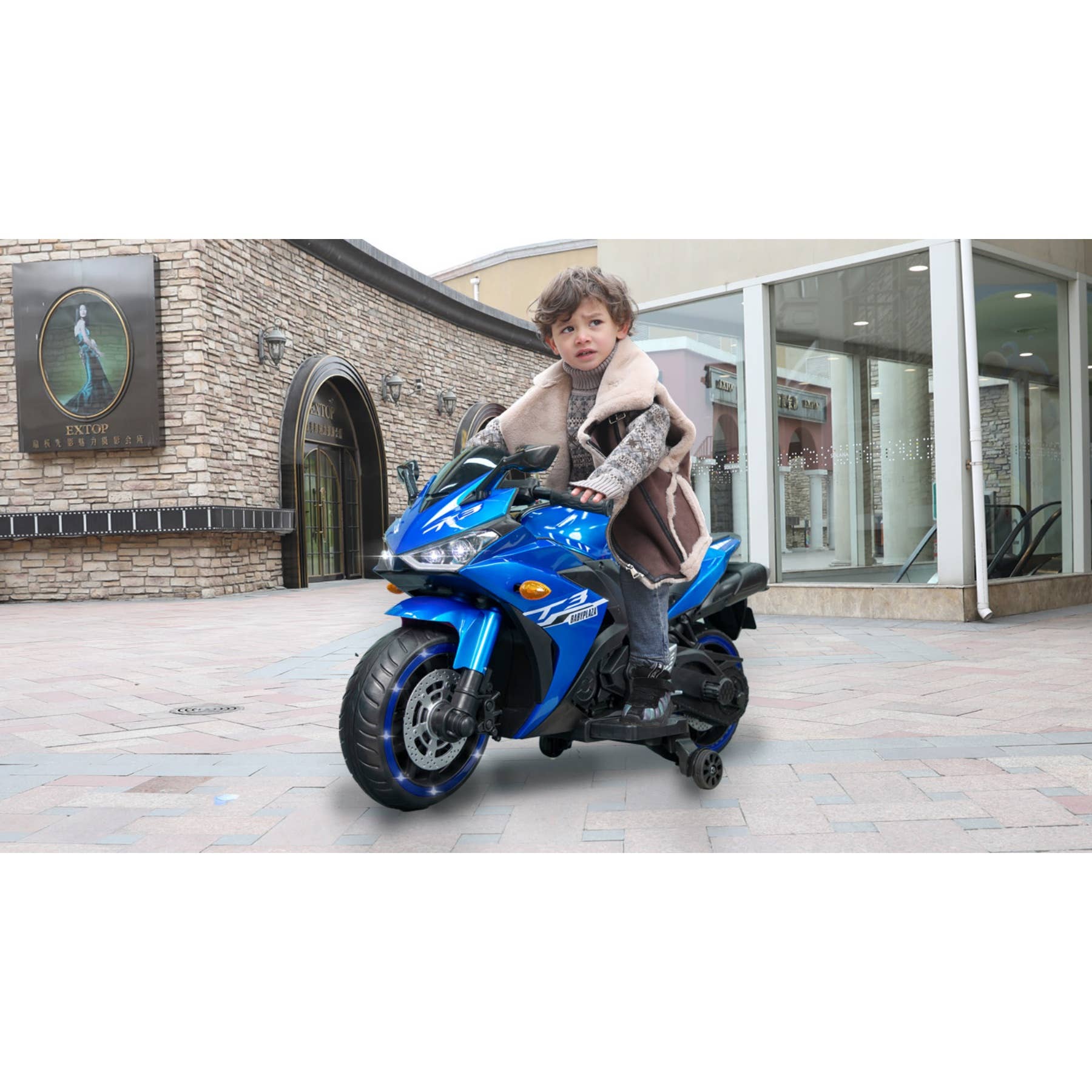 39F Inc. - Wholesale Bike/Scooter - Kids - 12V Kids Ride-On Motorcycle Training Wheels Christmas Gifts14