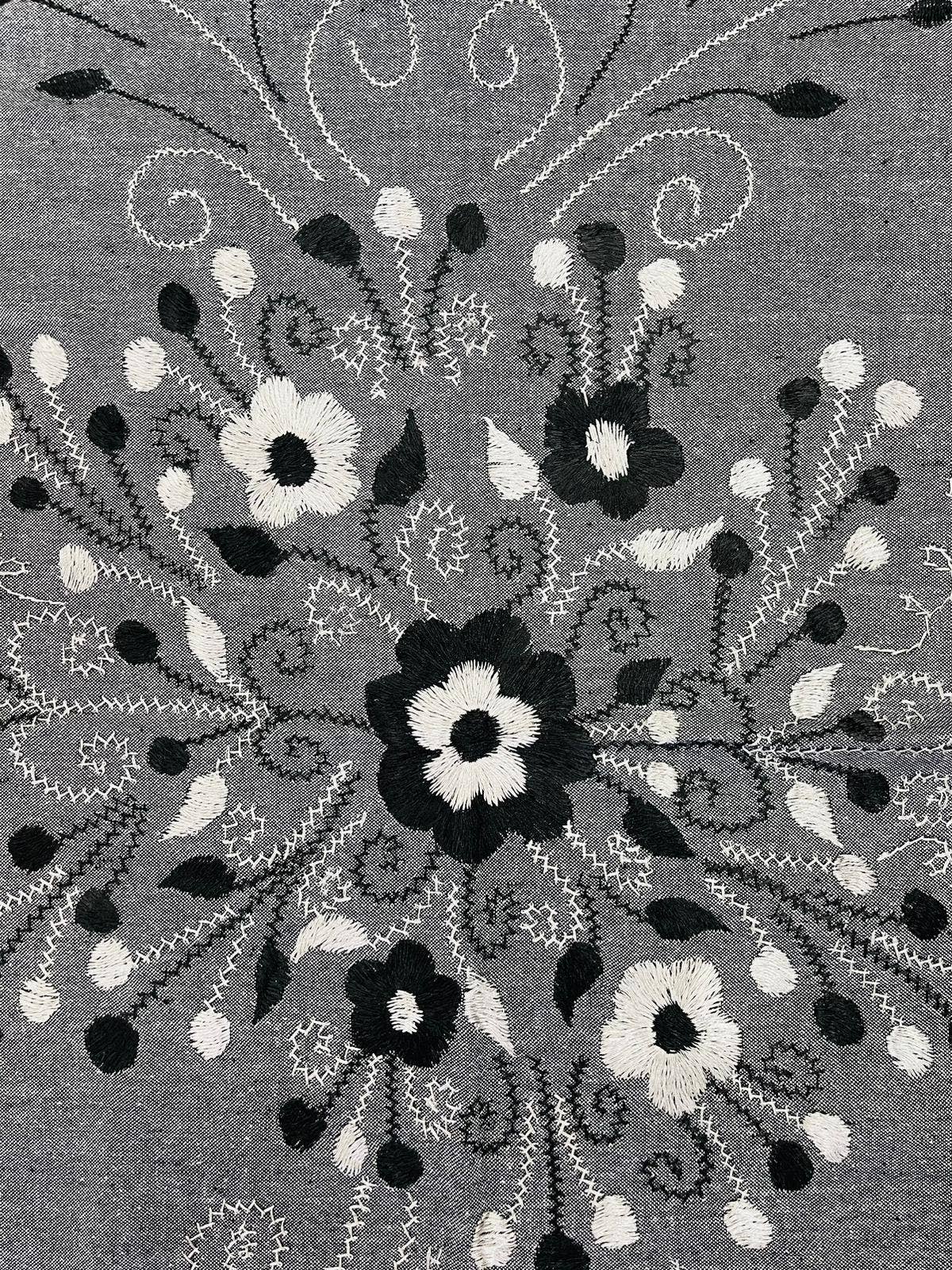 Cielito Lindo - Wholesale Wrap - Women's - Mexican Handmade Embroidered Shawl Chilapa2