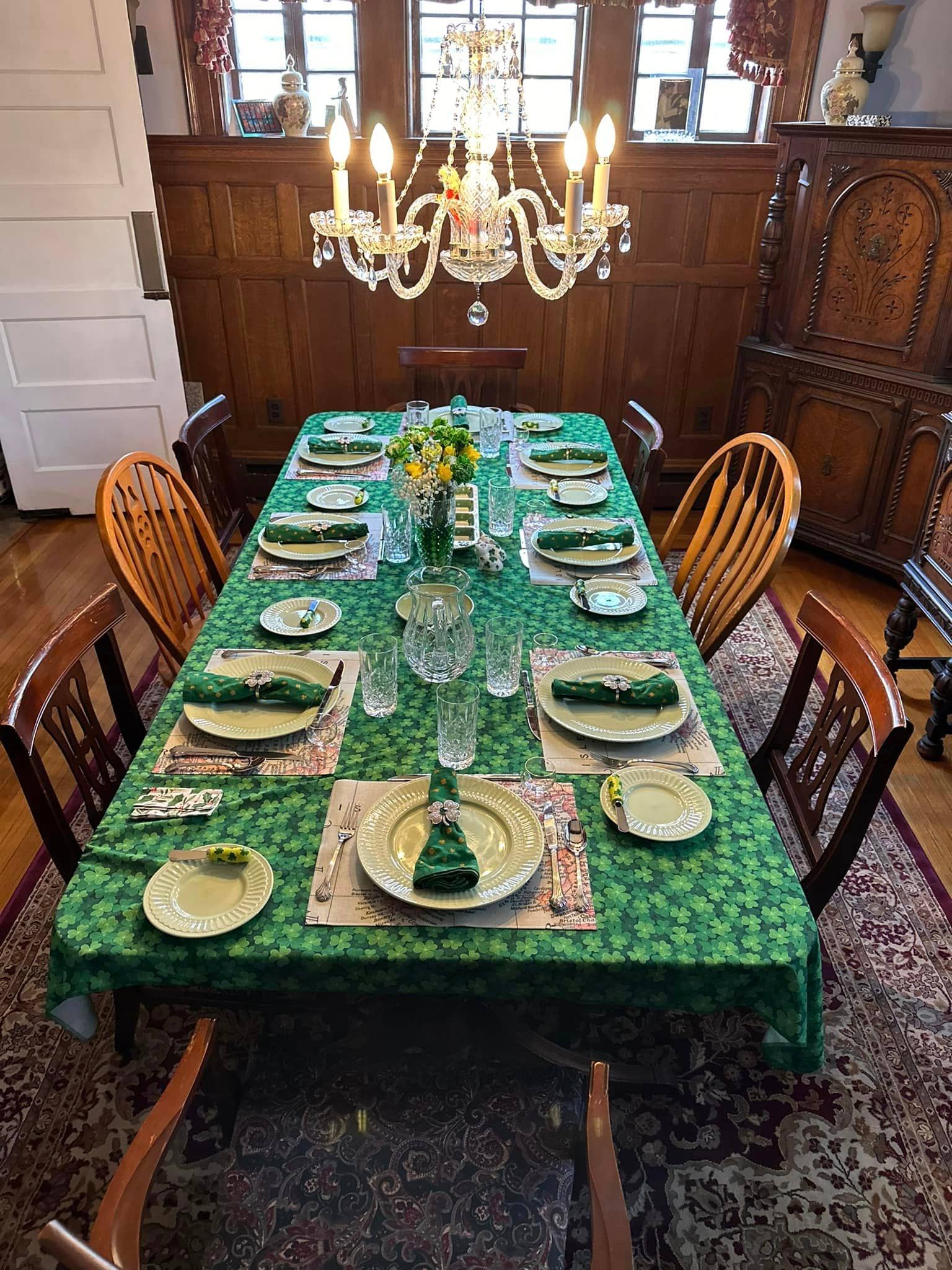 Daisy Mae Designs - Wholesale Placemat - Custom Map Placemat Set Tabletop Linens Set of 4 Personalized4