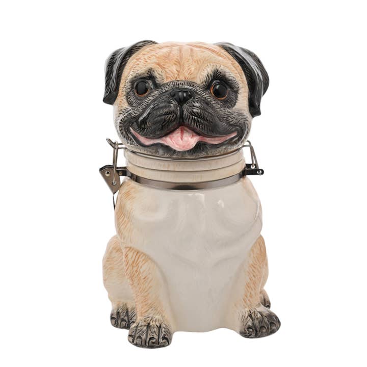 Best of Breed Keksdose in Mops-Form für den Großhandel von WIDDOP and Co.